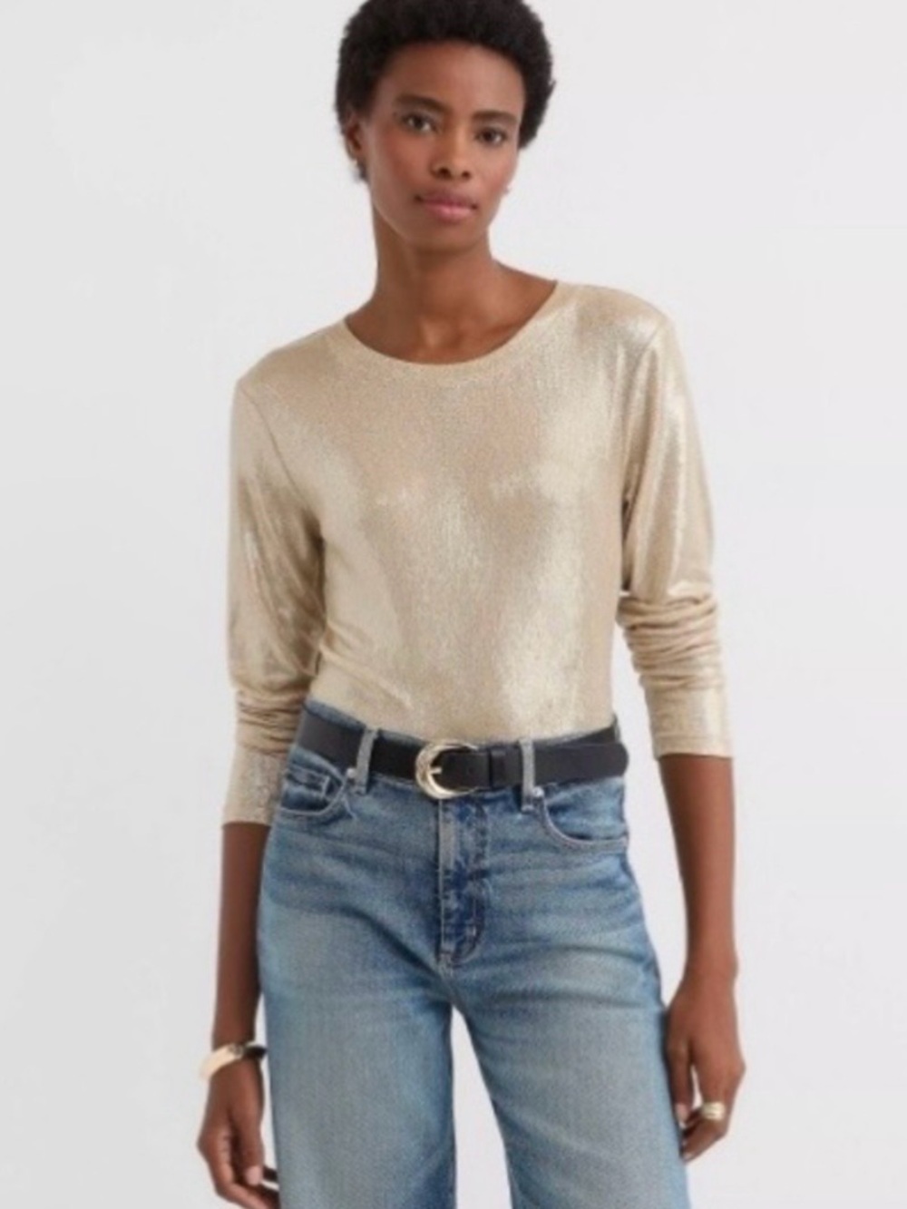 Loft Foil Long Sleeve Everyday Tee
Size Medium